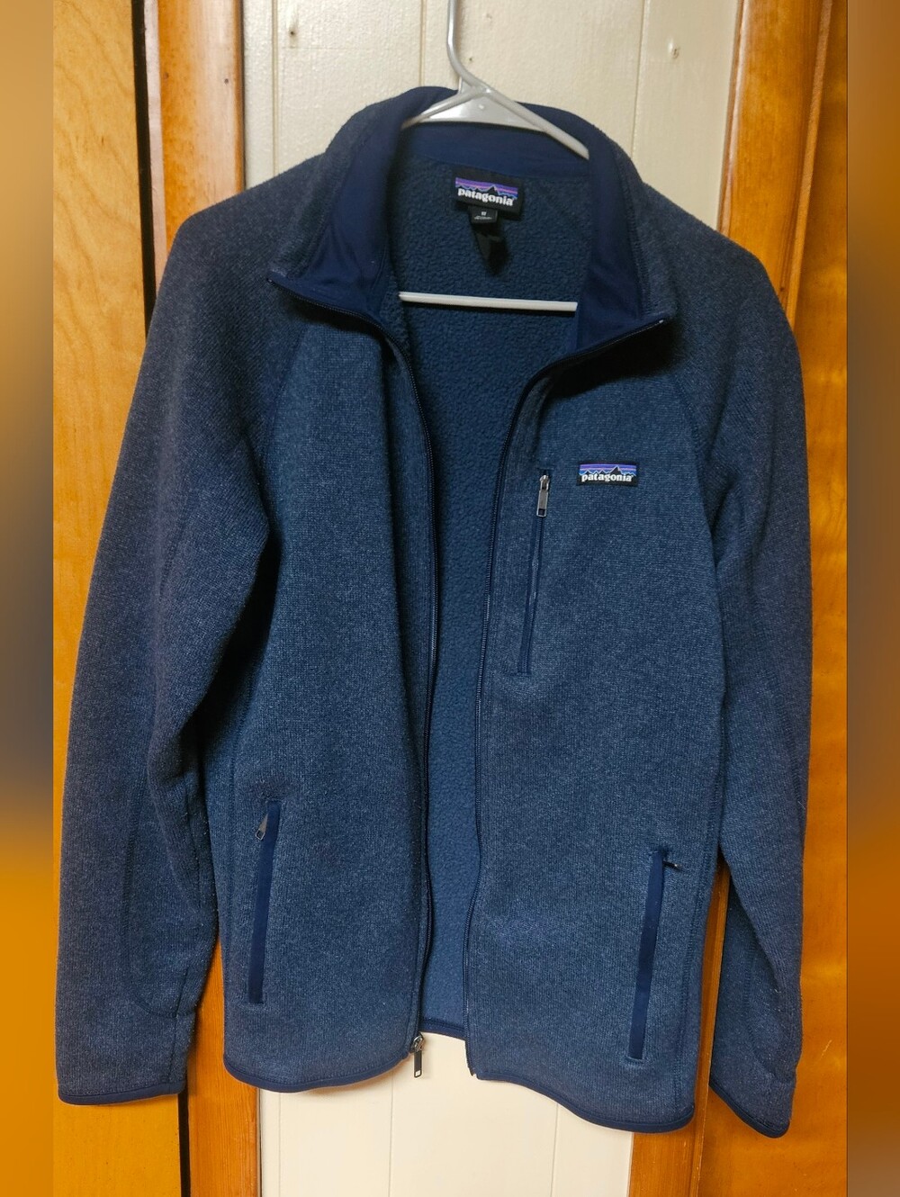 Patagonia Men's Dark Navy Full-Zip Fleece Jacket